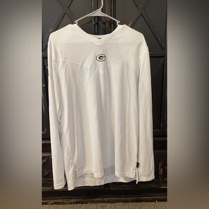 White Green Bay Packers Long Sleeve Shirt